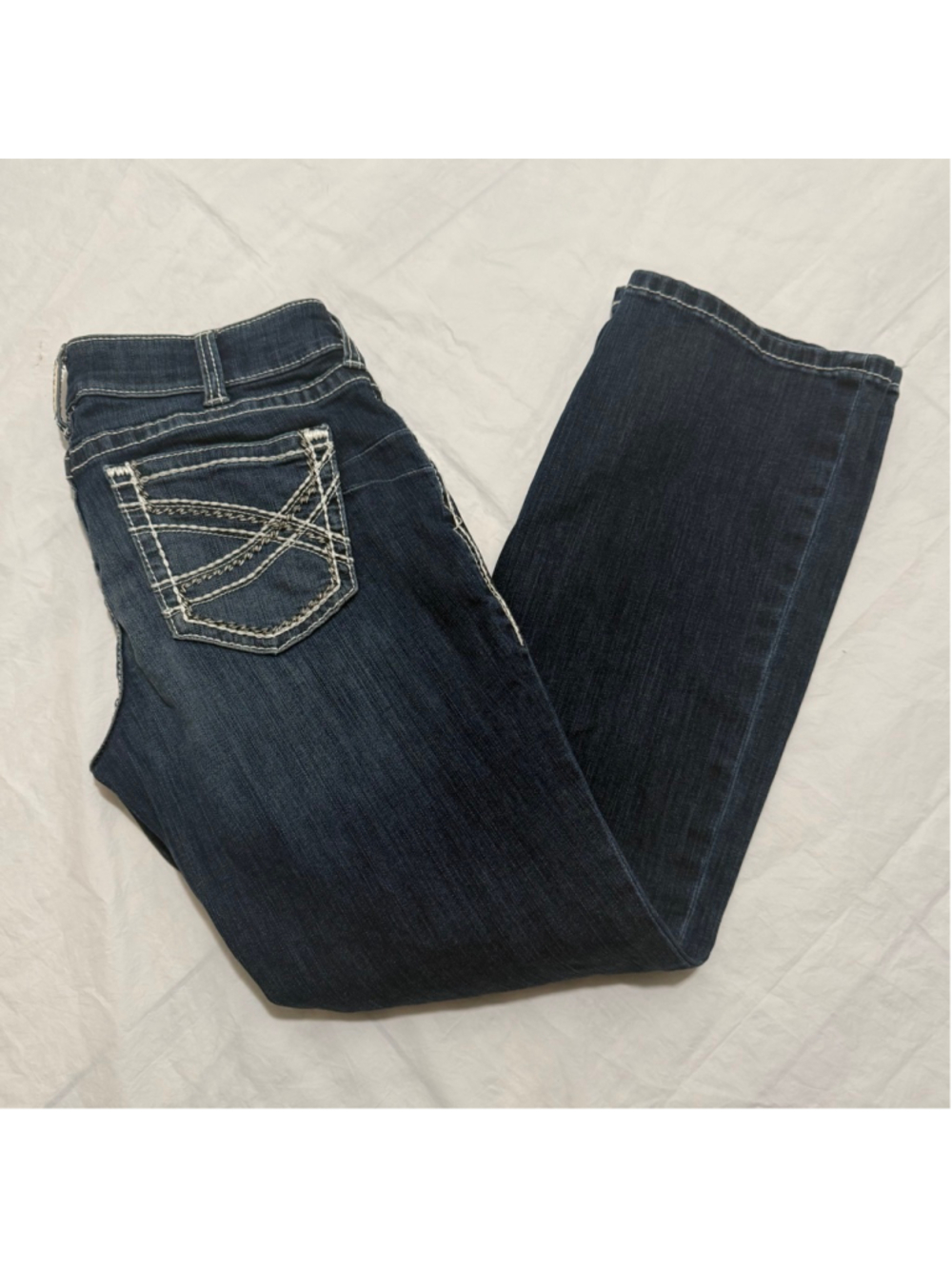 Ariat Women’s Bootcut Jeans with White Stitching Size 31R